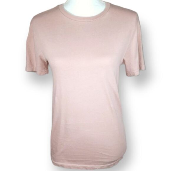 H&M DUSTY PINK T-SHIRT SZ.XS EUC - Picture 1 of 4
